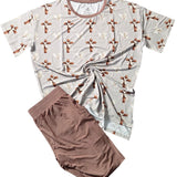 Redeemed Women's Oversized Shirt and Biker Short