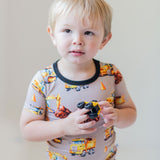 DDB Construction Short Sleeve and Shorts Pajama Set
