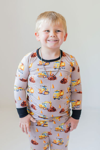 DDB Construction Long Sleeve and Pants Pajama Set