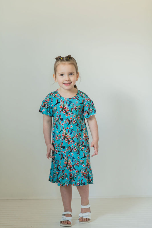 Flutter and Bloom Children's Gown
