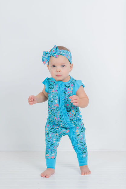 Wildflower Dreams Ruffle Sleeve Romper