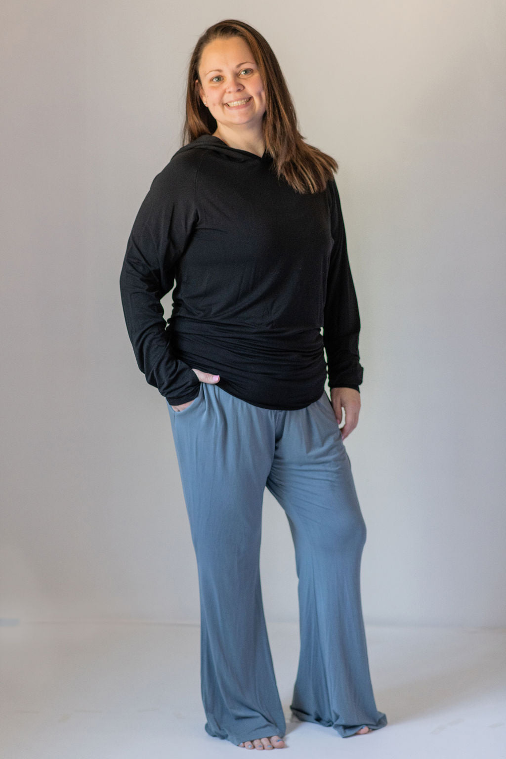 Luxe Noir Core Hoodie