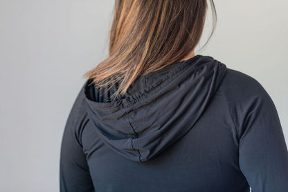 Luxe Noir Core Hoodie