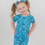 Wildflower Dreams 2 Piece Short Sleeve and Shorts Pajama Set