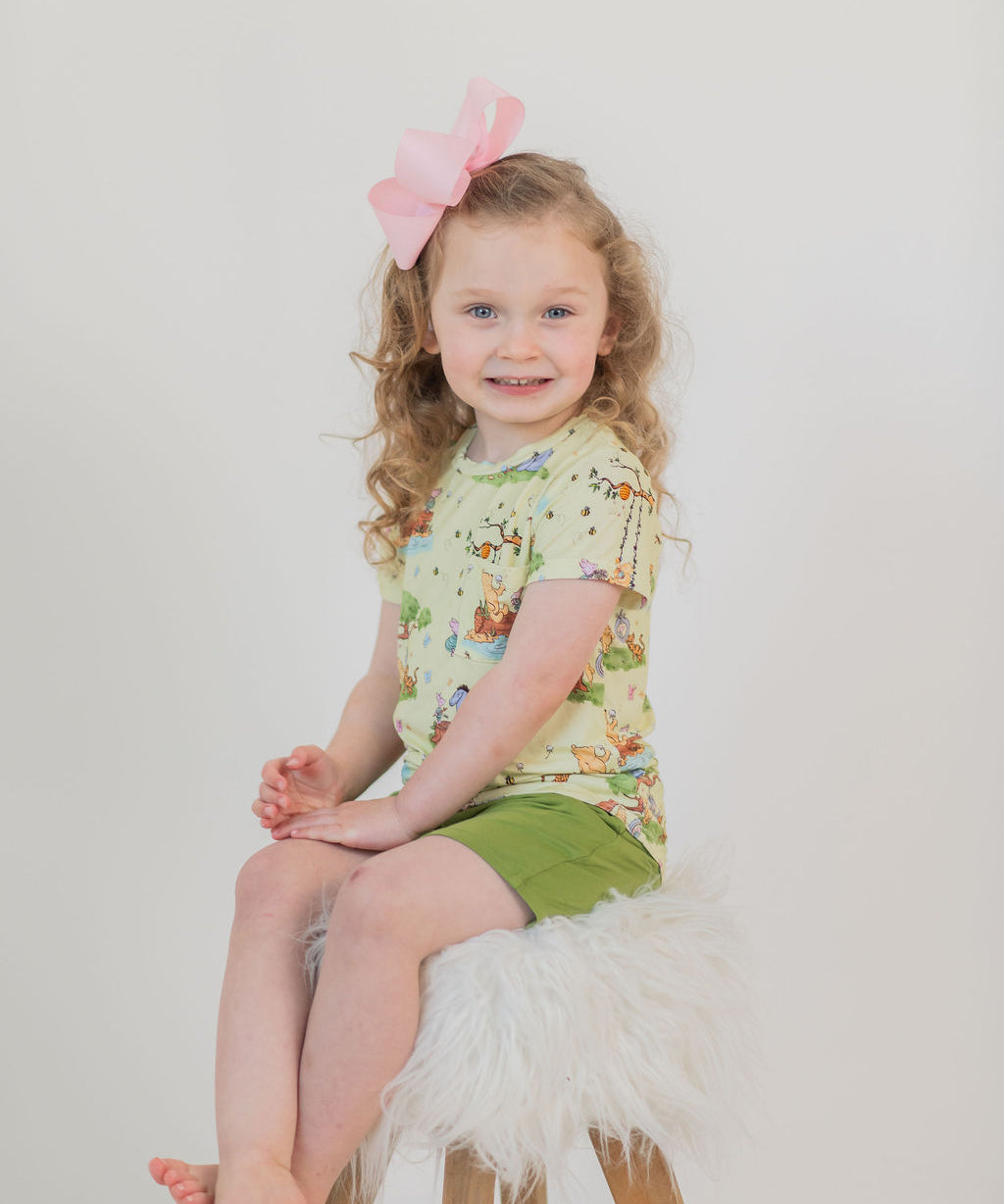 Oh Bother, Its Spring Pocket T-Shirt and Shorts Set