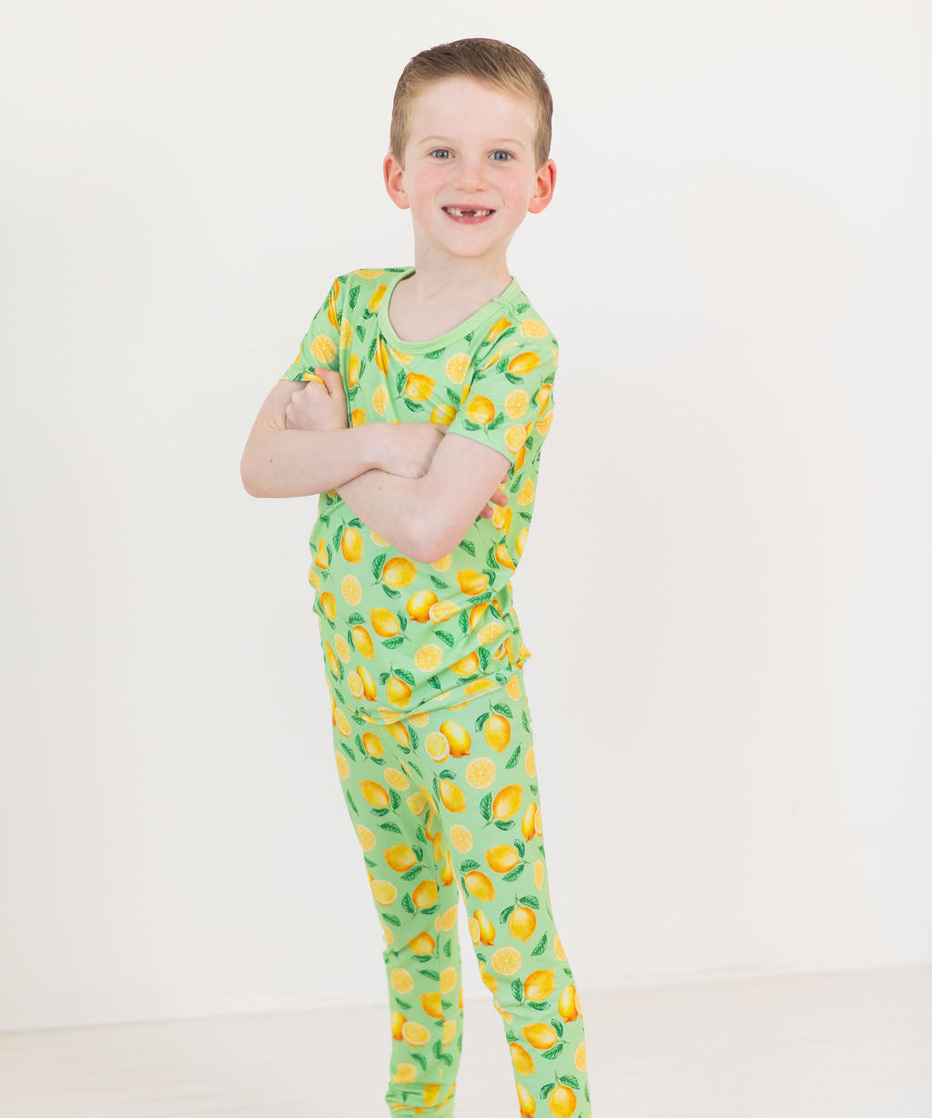 Lemon Pop 2 Piece Pajama Set