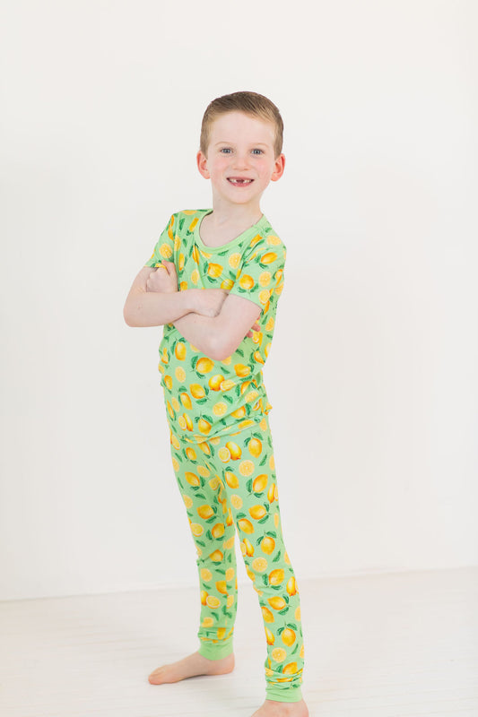Lemon Pop 2 Piece Pajama Set