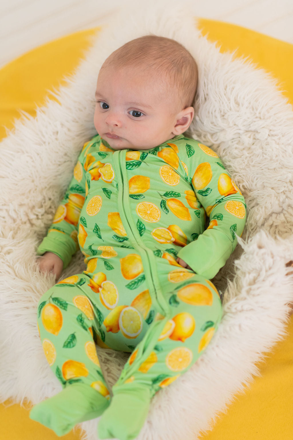 Lemon Pop Convertible Zip-Up