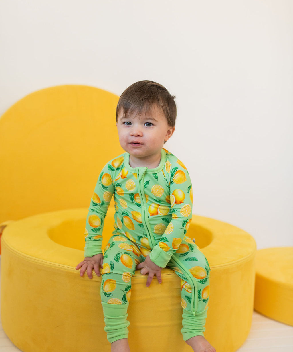 Lemon Pop Convertible Zip-Up