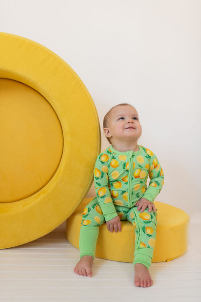 Lemon Pop Convertible Zip-Up