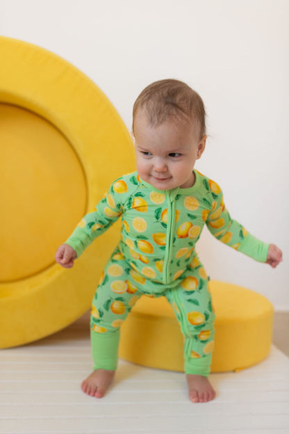 Lemon Pop Convertible Zip-Up