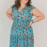 Flutter and Bloom Women's Midi Dress