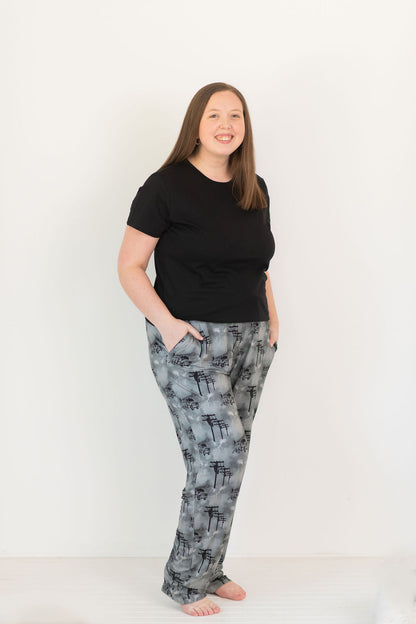 High Voltage Unisex Pajama Pant (wide leg style)