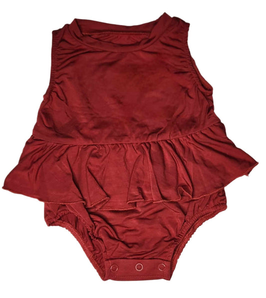 Garnet Bubble Romper