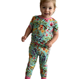 Buzzing Blooms 2 Piece Pajama Set