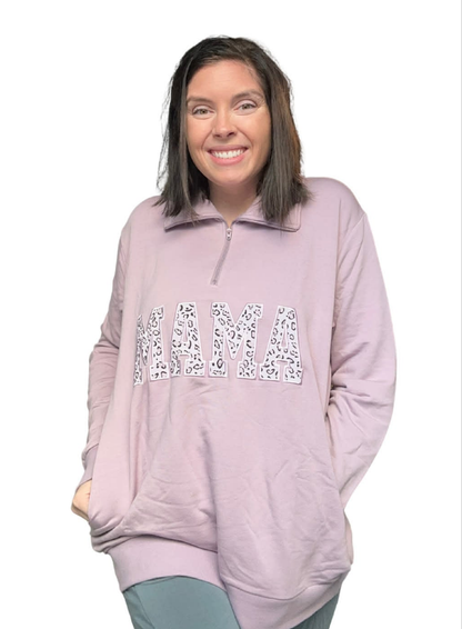 Prowl in Pink Quarter Zip Pullover