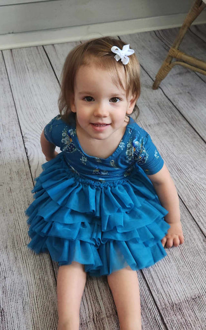 Pretty as a Peacock Tulle Tutu Twirl Dress