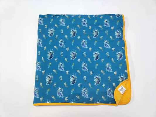 Pretty as a Peacock 2.5 Tog Quilted Blanket