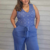 Serenity Lilies Women's Wide Leg Jumpsuit