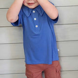 Serenity Blue Polo Shirt