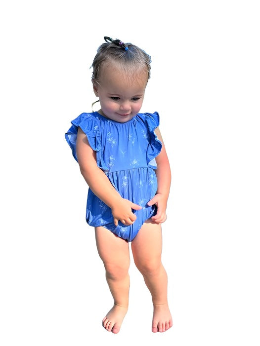 Serenity Lilies Bubble Romper