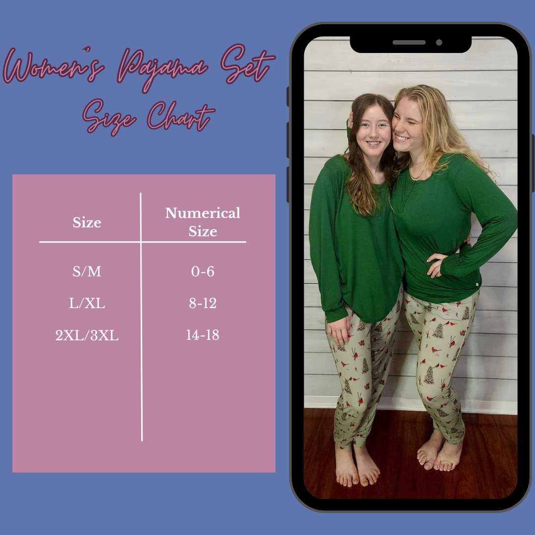 Your Love Drives Me Crazy Women's Pajamas - Please see sizing chart prior to purchase-ALL SALES FINAL