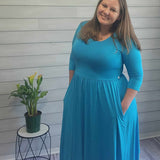 Wildflower Dreams 3/4 sleeve Women's Coordinating Dress