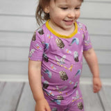 Wings Of Hope 2 Piece Short Sleeve and Shorts Pajama Set