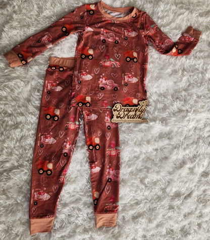 Your Love Drives Me Crazy 2 Piece Pajama Set