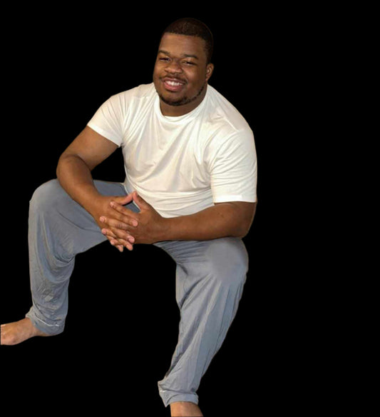 White Men's Crew Neck T-Shirt (save $5 when you add to any shorts/pants to complete the set)