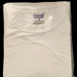 White Men's Crew Neck T-Shirt (save $5 when you add to any shorts/pants to complete the set)