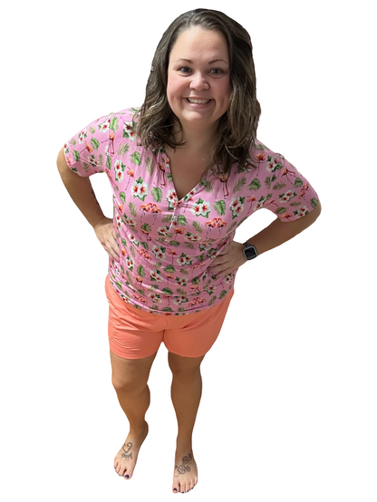 Flamingo Tropic Women's Pajamas