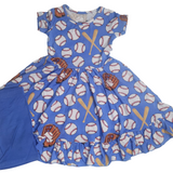 Eye On The Ball Twirl Dress with Pockets & Shorts Set