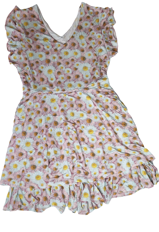 Daisy Blooms Women's Skort Romper