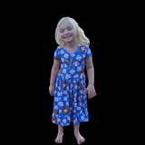 Eye On The Ball Twirl Dress with Pockets & Shorts Set