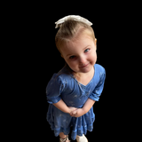 Serenity Lilies Puff Sleeve Sweetheart Twirl Dress with Pockets & Shorts Set