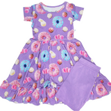 Too Sweet Twirl Dress with Pockets & Shorts Set Siblings