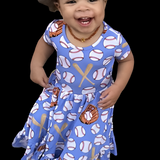 Eye On The Ball Twirl Dress with Pockets & Shorts Set