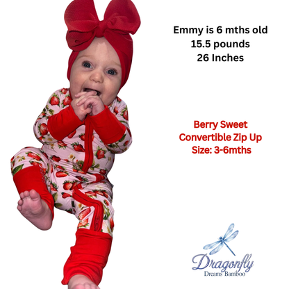Berry Sweet Convertible Zip-Up