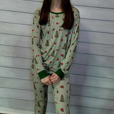 Cozy Cardinals 2 Piece Pajama Set