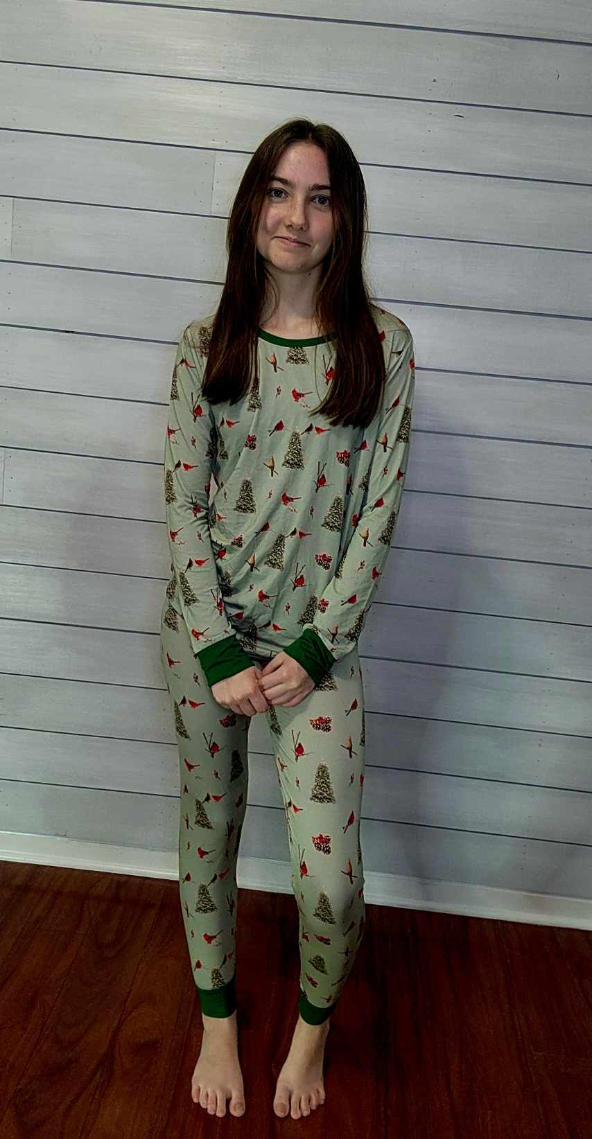 Cozy Cardinals 2 Piece Pajama Set