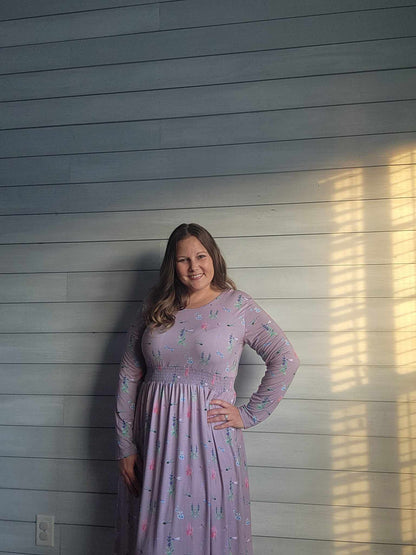 Dragonfly Meadow Smocked Waist 3/4