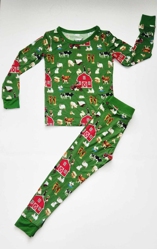 Barnyard Buddies 2 Piece Pajama Set