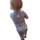 Here Comes The Sun 2 Piece Short Sleeve and Pants Pajama Set