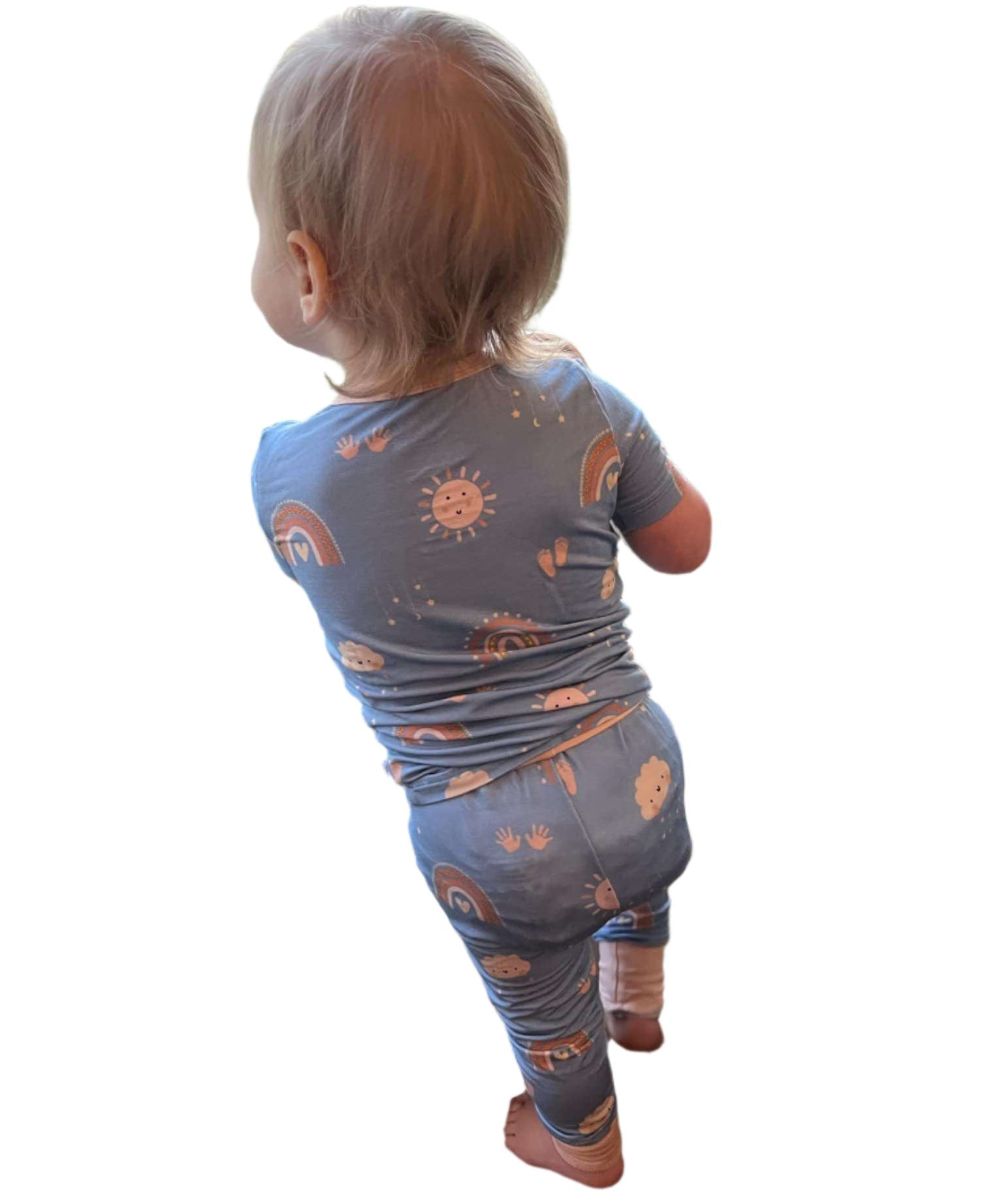 Here Comes The Sun 2 Piece Short Sleeve and Pants Pajama Set