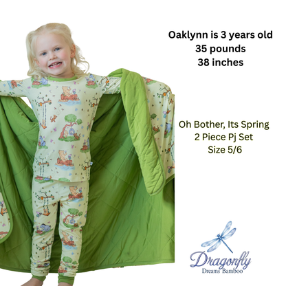 Oh Bother, Its Spring 2 Piece Pajama Set