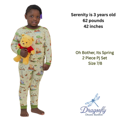 Oh Bother, Its Spring 2 Piece Pajama Set