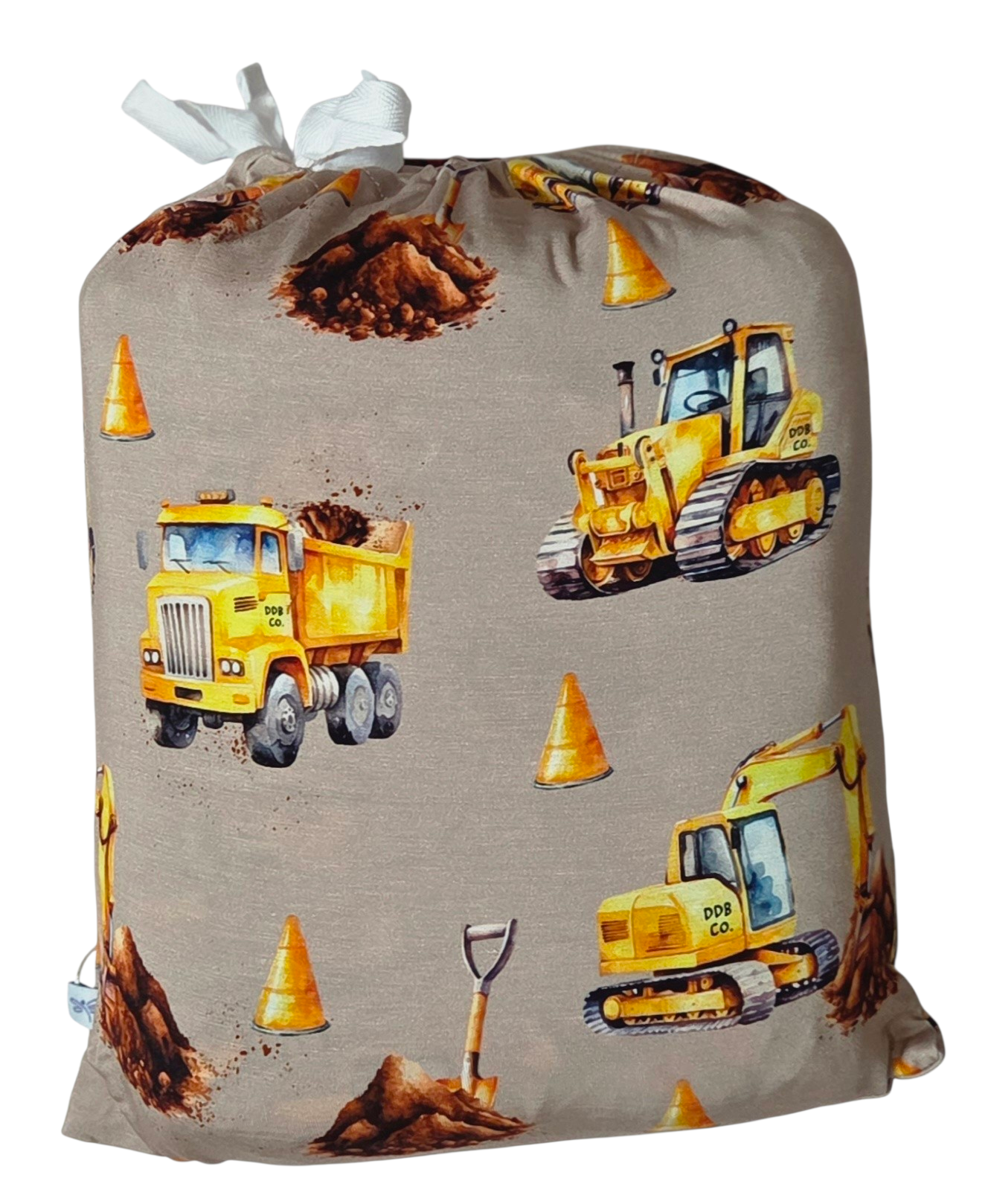 DDB Construction Twin Sheet & Pillow Case