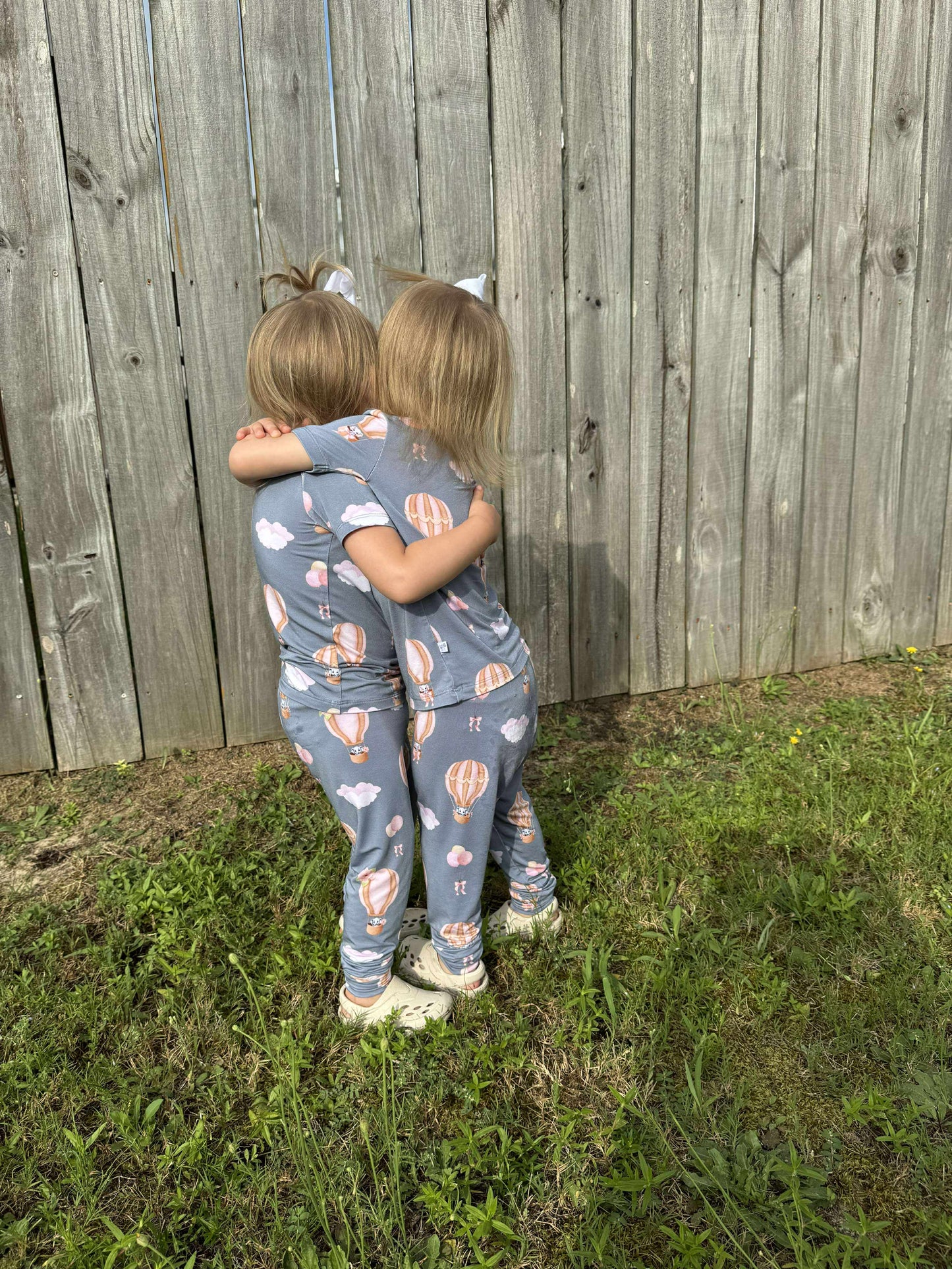 Trunks In The Clouds (Pink) 2 Piece Pajama Set