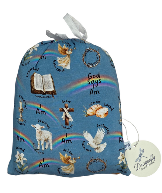 God Says I Am Crib Sheet